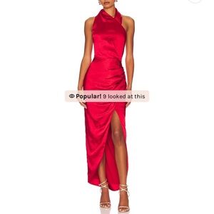 ELLIATT Noa Dress from Revolve. Cocktail dress midi length size large. Work once
